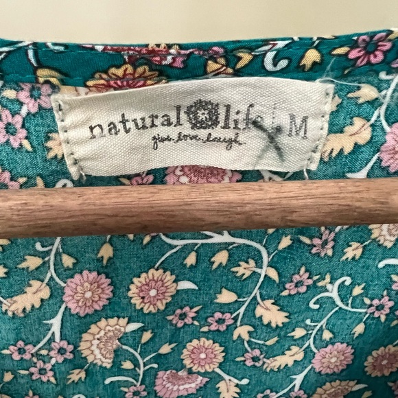 NATURAL LIFE Teal and Orange Midi Dress - Picture 7 of 13